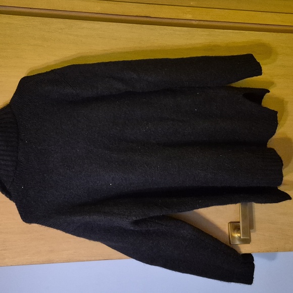 Black Half-Zip Sweater - Picture 2 of 4